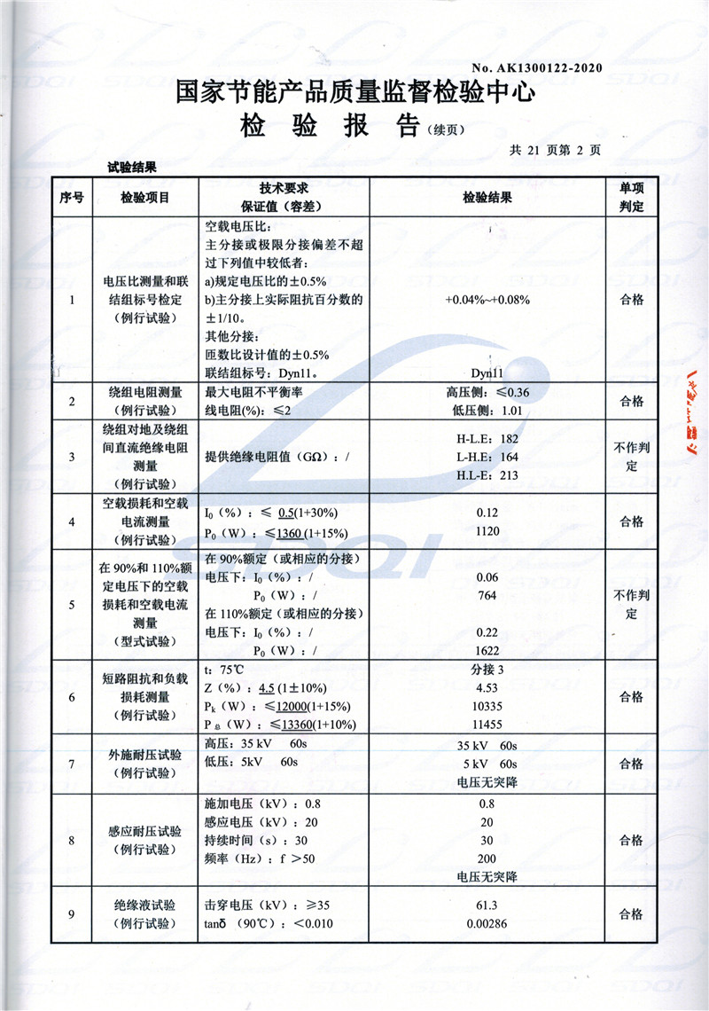 高低压试验报告-S11-1250富蕴富蕴富蕴油浸式变压器-2.jpg